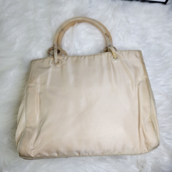PRADA Nylon Tessuto Beige Handbag - Picture 2 of 9